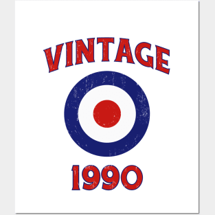 Mod Vintage 1990 Posters and Art